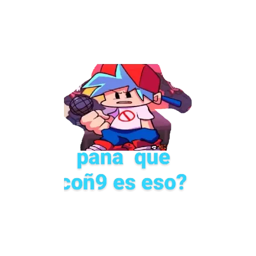 BF FNF stickers for WhatsApp in Spanish #3 - Sticker 8