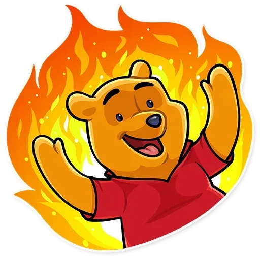 Winnie The Pooh- Sticker