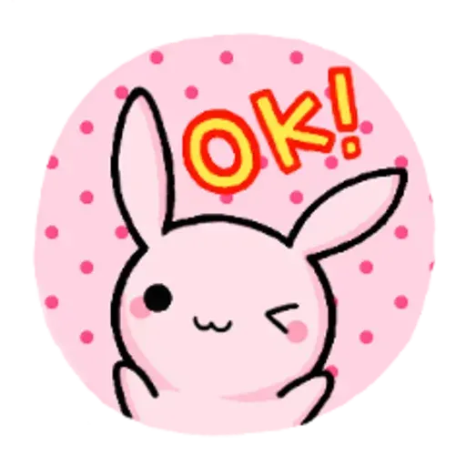 Rabbit pink - Sticker 5