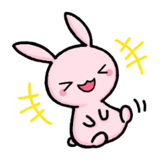 Rabbit pink - Sticker 7