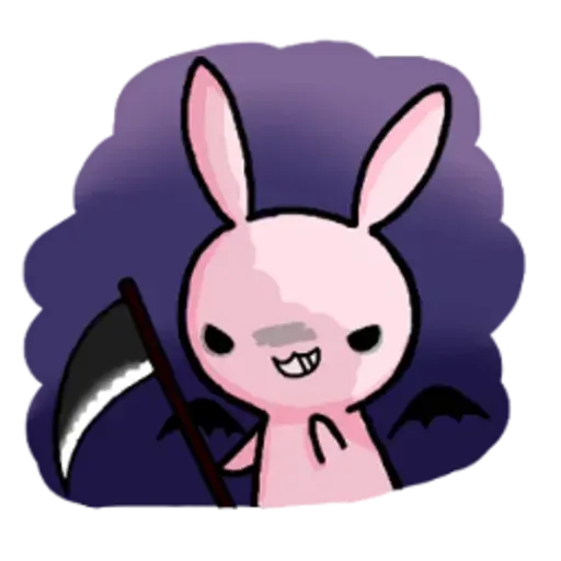 Rabbit pink - Sticker 3