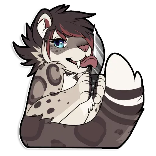 Furry with weapon - Sticker 6