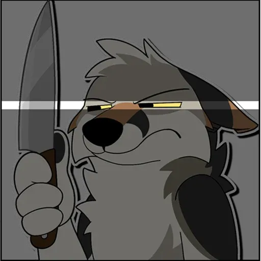 Furry with weapon - Sticker 3