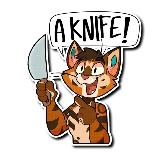 Furry with weapon - Sticker 4