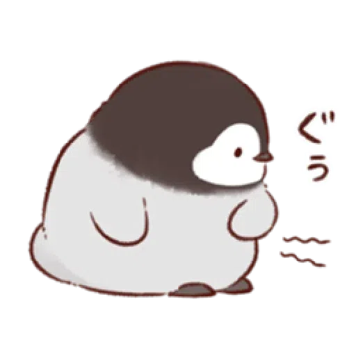 soft and cute penguin 02 - Sticker 3