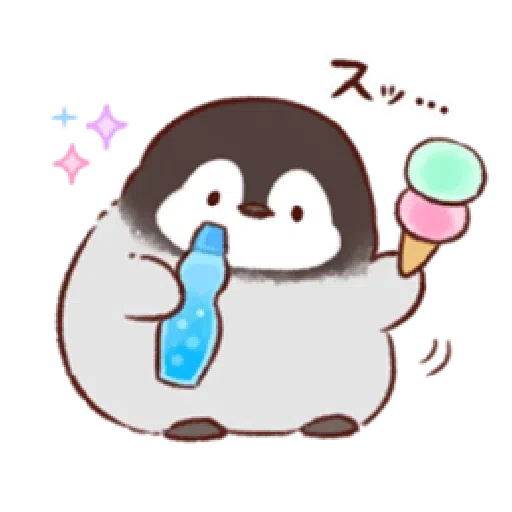 soft and cute penguin 02 - Sticker 6