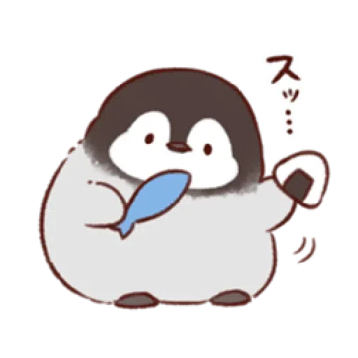 soft and cute penguin 02 - Sticker 4