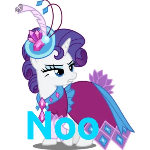 Rarity the stylist and trendy pony and equestria girl  - Sticker 2