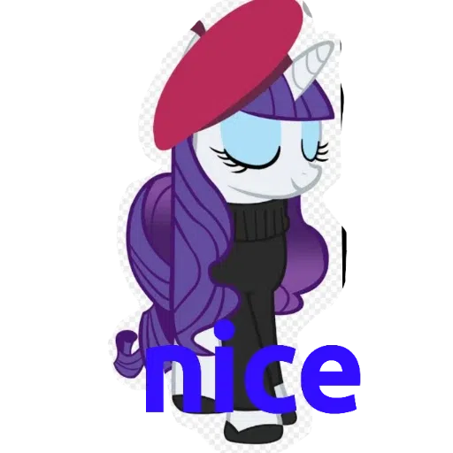 Rarity the stylist and trendy pony and equestria girl  - Sticker 5