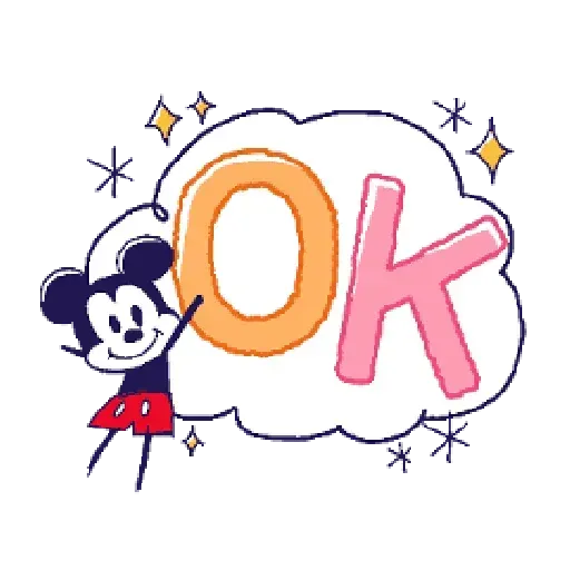 Mickeymouse- Sticker