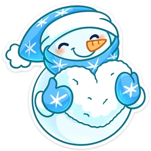 Snowman- Sticker