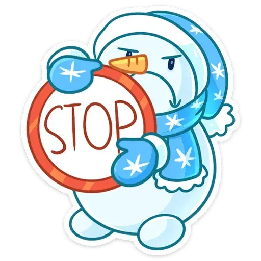 Snowman - Sticker 5