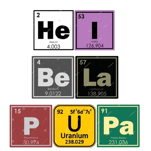 Chemical elements - Sticker 5