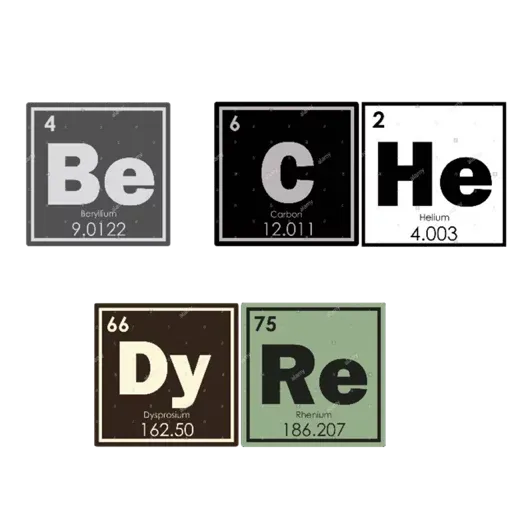 Chemical elements - Sticker