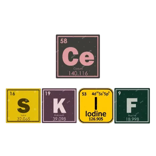 Chemical elements - Sticker 6