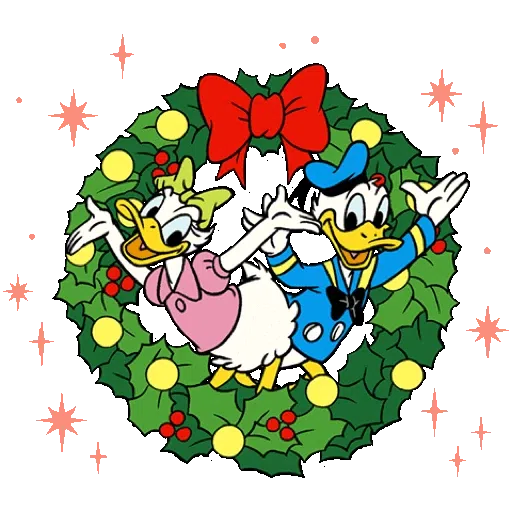 【英文】Mickey Mouse & Friends（復古聖誕節） (米奇) - Sticker 5