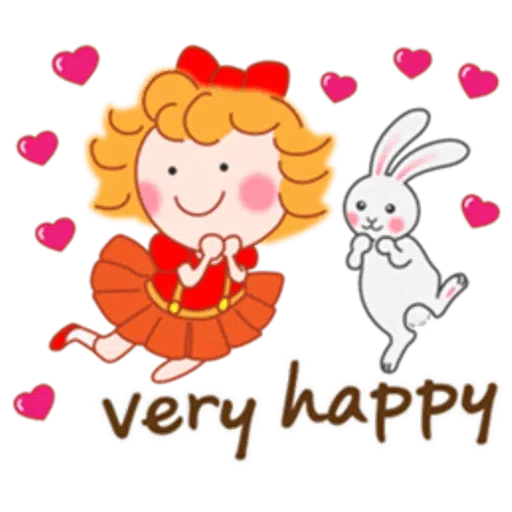 Happy girl - Sticker 4