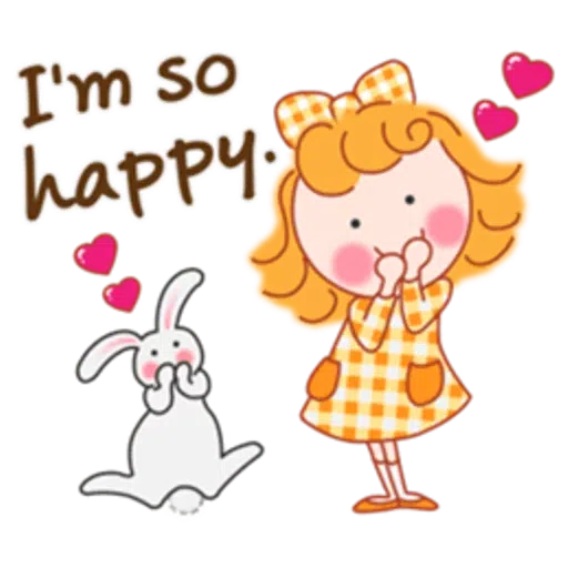 Happy girl - Sticker 8