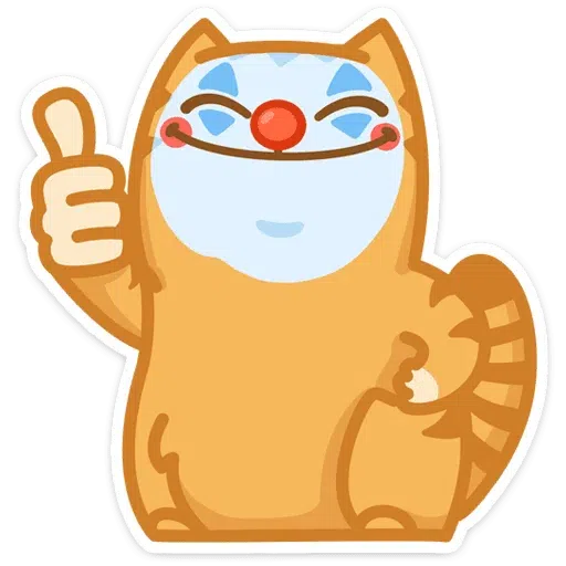 Joker Cat - Sticker 2