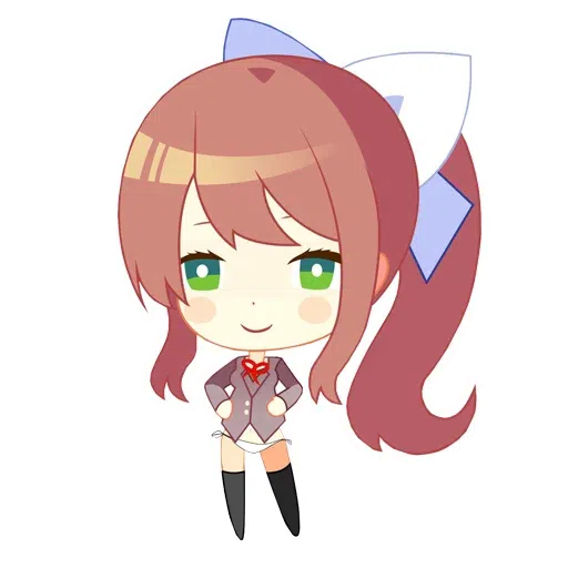 Ddlc Monika pack part 1 - Sticker 8