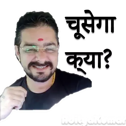 Hindustani bhauu- Sticker