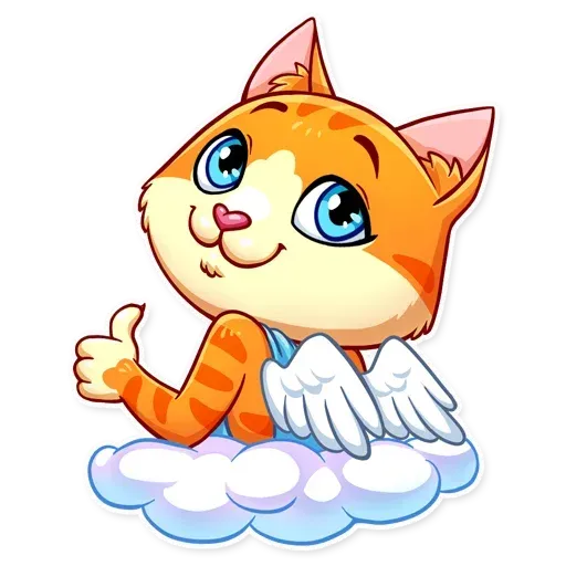 Cupid Cat - Sticker 5