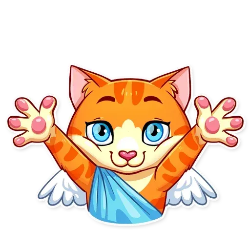 Cupid Cat - Sticker 7