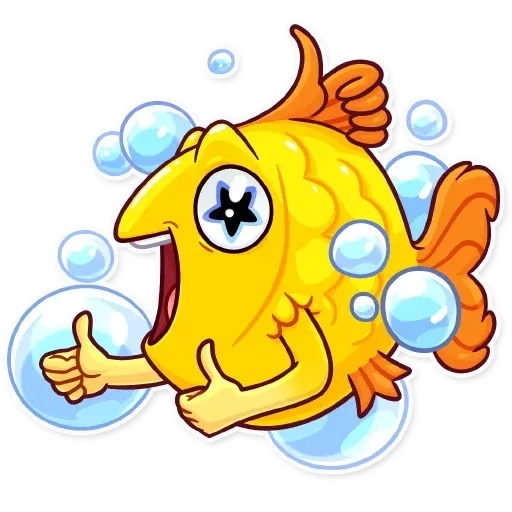 Gold Fish - Sticker 3