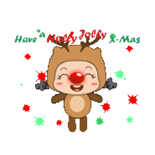 Julie Pop Merry X-mas and Happy New Year (聖誕, 新年) - Sticker 2