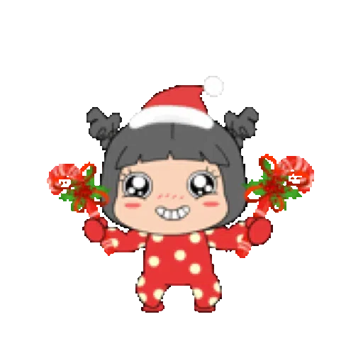 Julie Pop Merry X-mas and Happy New Year (聖誕, 新年) - Sticker