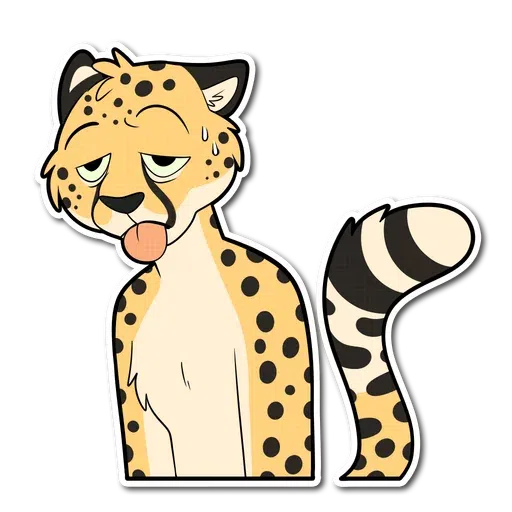 Cheetah- Sticker