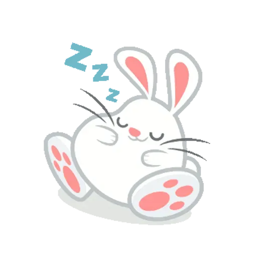 Hangouts bunny - Sticker