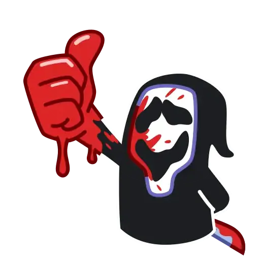 Scream Animated - Sticker 7