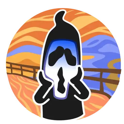Scream Animated - Sticker 2