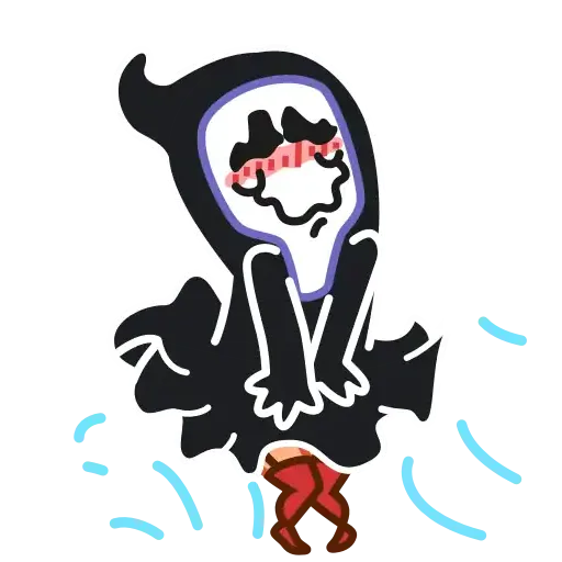 Scream Animated - Sticker