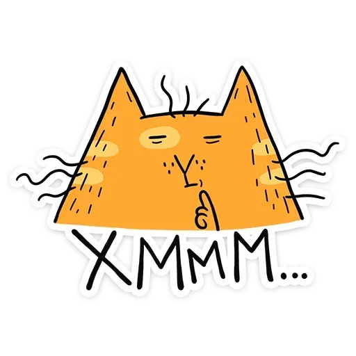 Zheltok cat - Sticker 3