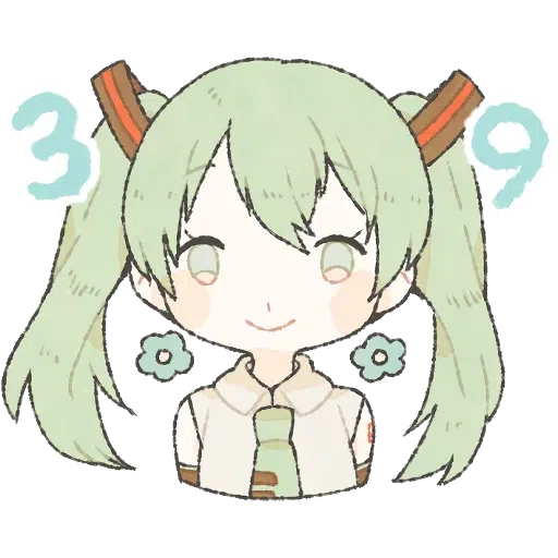 loose hatsune and friends- Sticker