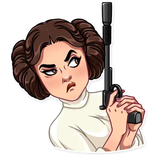 Leia- Sticker